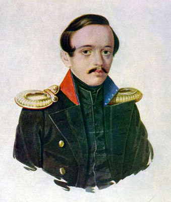 Портрет Лермонтова работы А.И. Клюндера (1839)