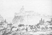 Тифлис. 1837 г.) Рисунок Лермонтова