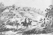 Эпизод из маневров в Красном Селе. 1834—35 г.