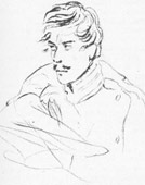 Портрет офицера в шинели. 1832—34 г.